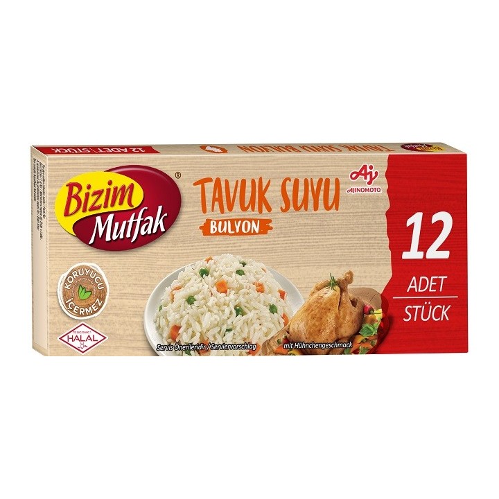 Bizim Mutfak Tavuk Bulyon 120G 12X4 48