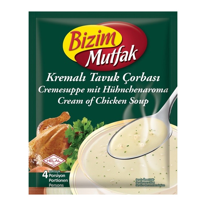 Bizim Soupe Poulet Creme   Kremali Tavuk Corbasi 62 Gr 12X6 72