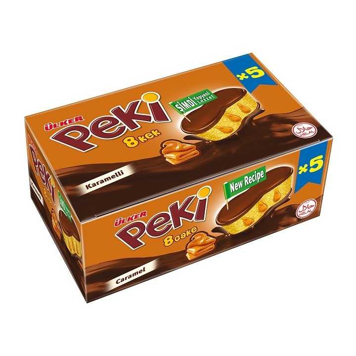 Peki 8 Cakes Au Chocolat Et Caramel 12X5X42G