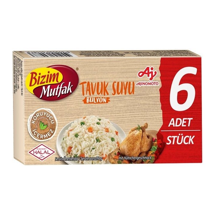 Bizim Mutfak Tavuk Bulyon 6Li 120X1