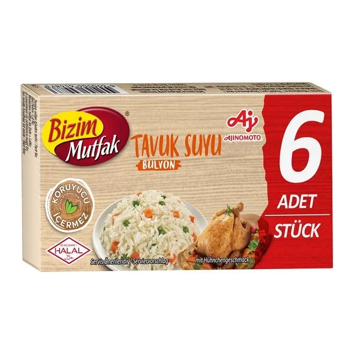 Bizim Mutfak Tavuk Bulyon 6Li 120X1